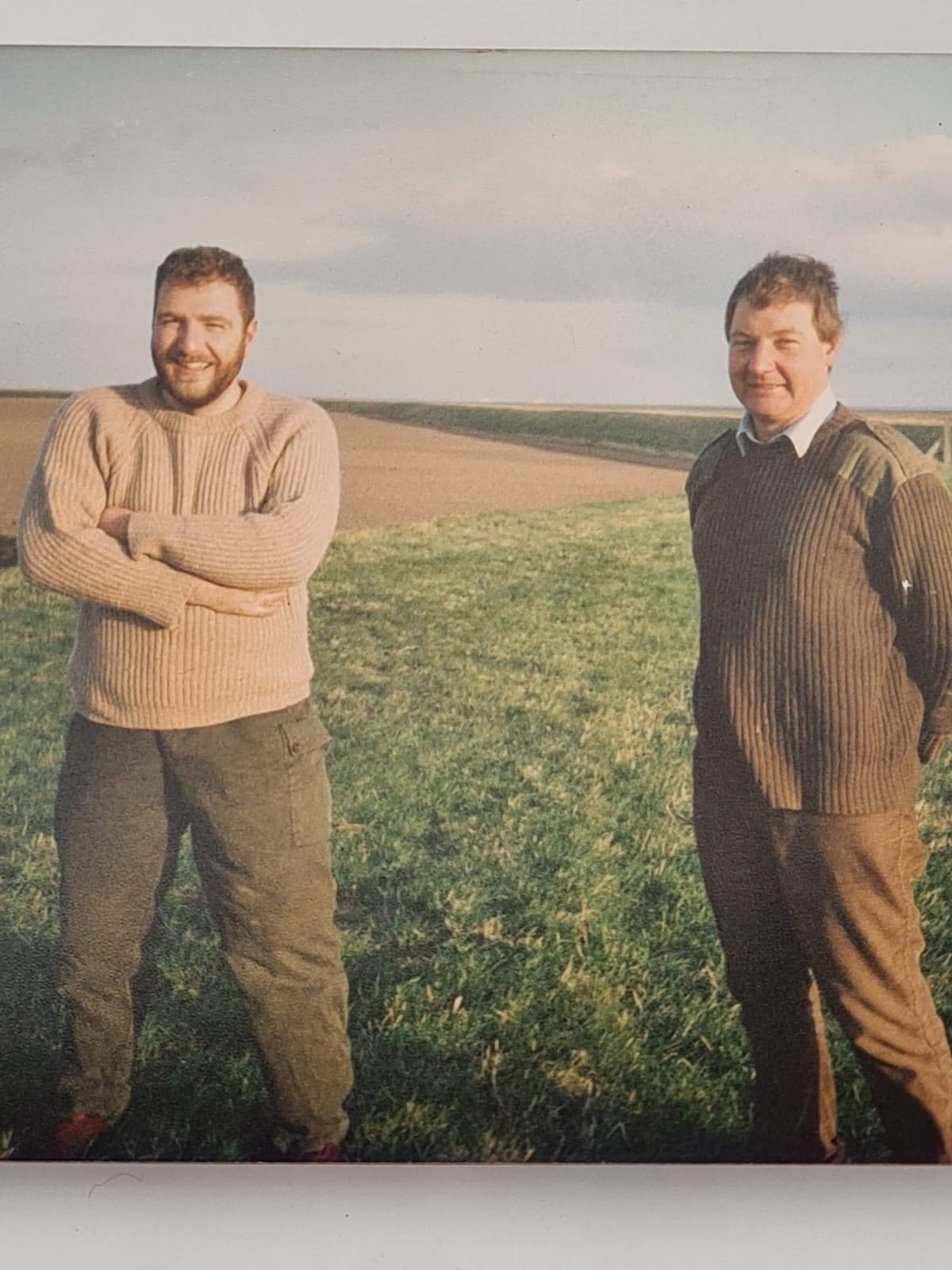 Tony Ashton and Paul Evans on the Ship Gedney Marsh