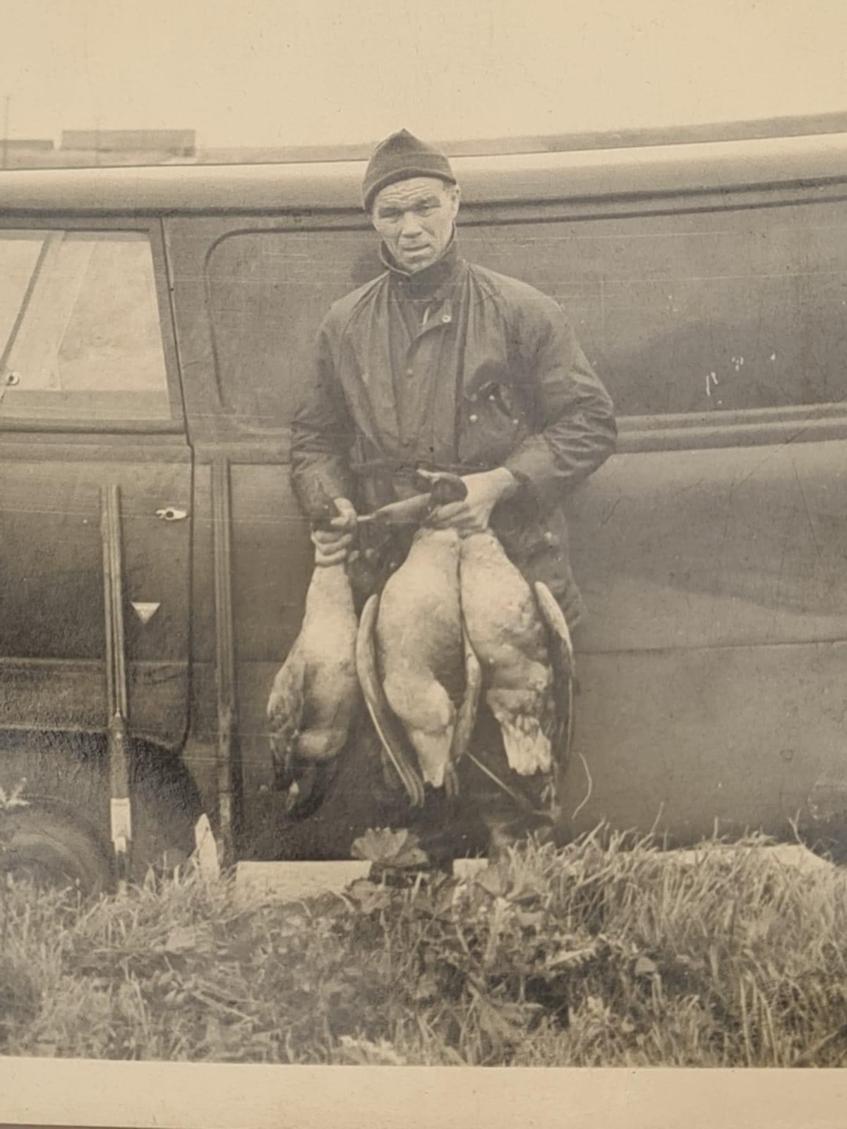 John Clafey founder member photo in the 60s on Gedney