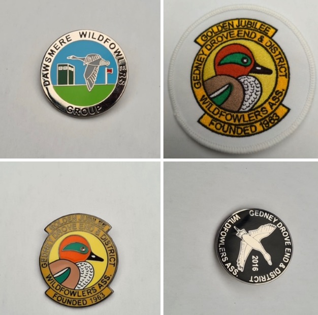 We have large selections of commemorative badges for sale.